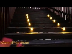 Lumières murales extérieures à LED à charge solaire RGB