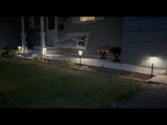 Lumières solaires à cristal 3000K Lampes solaires LED à cristal étanches