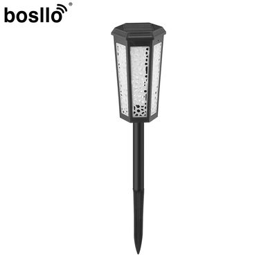 Bon prix Lampes solaires de jardin à lumière d'ambre RGB/Lumière blanche RGB Taille 10,5*10,5*47cm en ligne