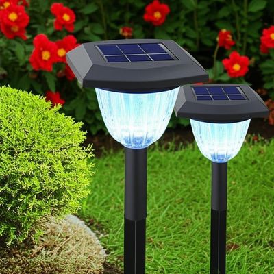 Un bon prix. Lampes solaires de jardin stylées Durée de vie de la batterie 8-10 heures pour des jardins beaux et fonctionnels en ligne