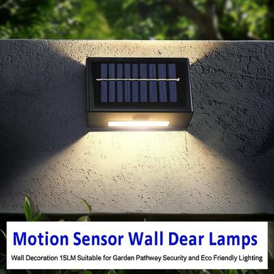 Un bon prix. Motion Sensor Solar Wall Lamps Outdoor Wall Decoration 15LM Suitable for Garden Pathway Security and Eco Friendly Lighting en ligne