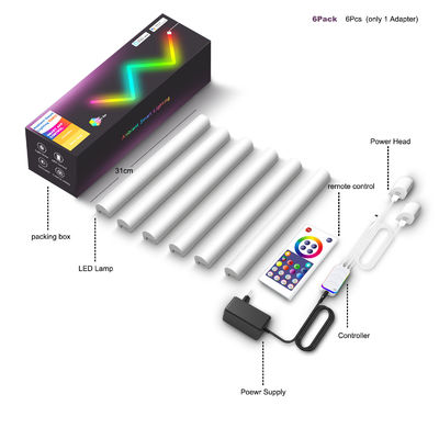 Bon prix Lumières murales à LED multicolores de 24 W WIFI ODM 310*30*27MM en ligne