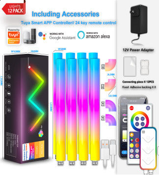 Bon prix Lampe de mur RGB de 24 W sans fil RGB LED lampes de mur Certificat RoHS en ligne
