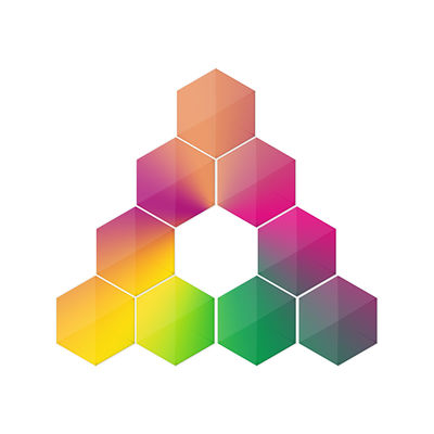 Un bon prix. Panneaux lumineux LED ABS Triangle Puissance 10W Lampes RGB montées sur le mur en ligne