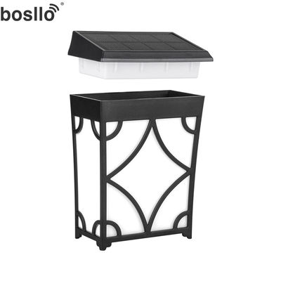 Lampes murales solaires RVB ABS extérieures rétro