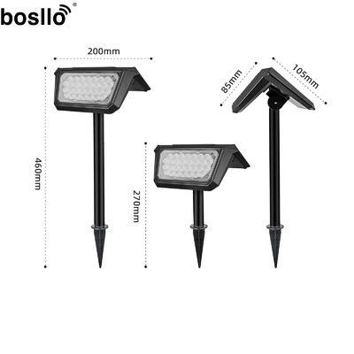 Un bon prix. Lumière blanche LED Lumières solaires de jardin 6000K pour 8 heures d'éclairage en ligne