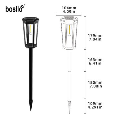 Un bon prix. Lampe solaire de jardin étanche en matériau PC, lumières LED pour fêtes en plein air en ligne