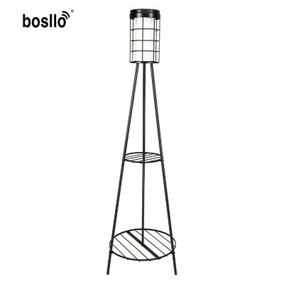 Un bon prix. Retro Solar Lights Solar Floor Lights Solar Lantern With Plant Stand USB rechargeable en ligne